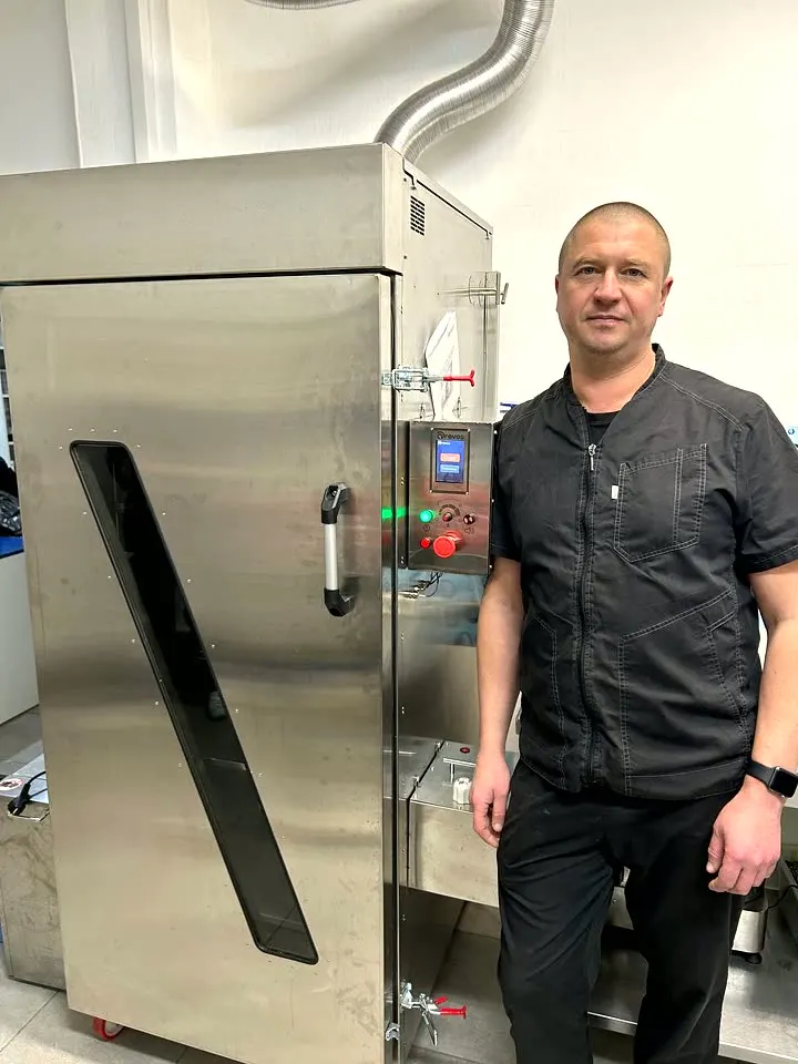 Große Beladung — Heißräuchern, Räucherkammer DREVOS Smoke Chamber 50 +